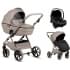 Детская коляска Tutis Uno 6 Plus Leather collection 3 в 1 с автокреслом Elo Lux EduSky Black 1402185 Nocciola