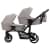 Детская коляска для двойни Bebetto 42 Pro 2 в 1 21 св.серый
