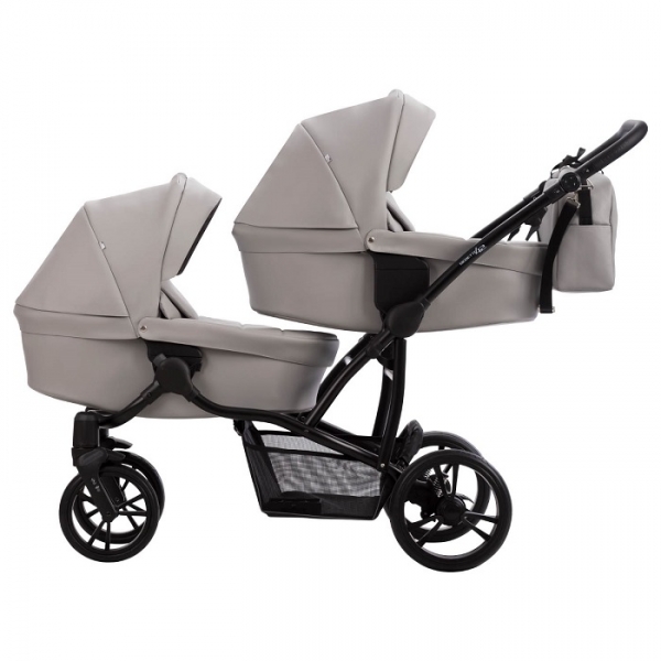 Детская коляска для двойни Bebetto 42 Pro 2 в 1 21 св.серый