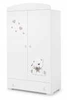 Шкаф Erbesi Tato белый/песочный