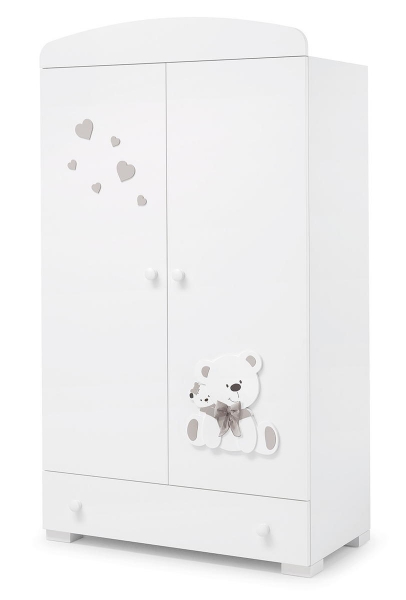 Шкаф Erbesi Tato белый/песочный