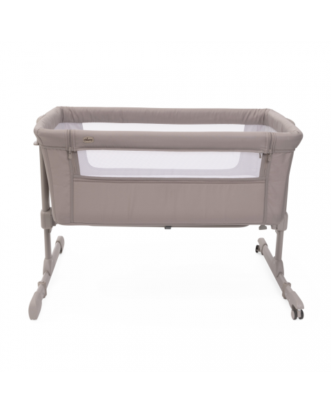 Детская приставная кроватка Chicco Next2me Essential, Dove Re lux (Бежевый)