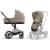 Коляска 2 в 1 Cybex Priam IV Chrome Brown complete Cozy Beige