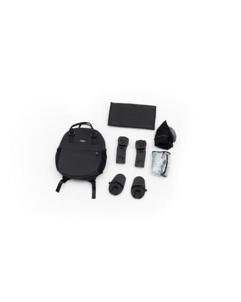 Коляска 2 в 1 Agex Prima Pro 2025, Midnight Grey (Темно-серый)