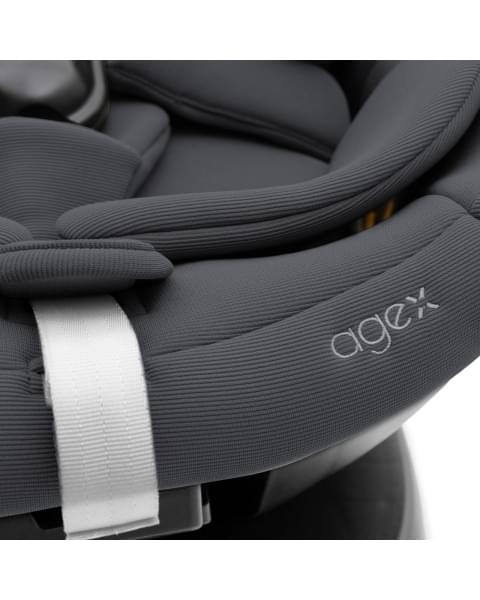 Автокресло Agex Drive i-Fix (0-36 кг), Platinum Grey (Темно-серый)