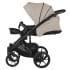 Детская коляска Bexa Ideal Eco 2 в 1 IE03 черный+т.бежевая кожа