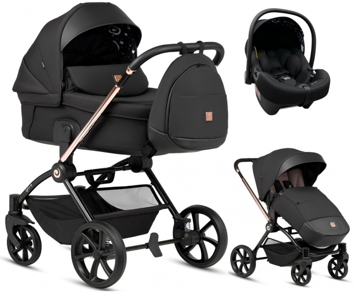 Детская коляска Tutis Gio Plus 3 в 1 1552135 Nero