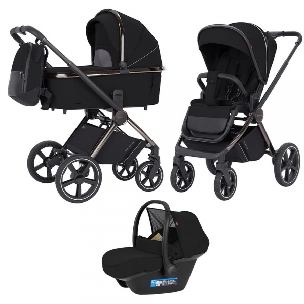 Коляска 3 в 1 Carrello Ultimo CRL-6521 Chrome Sable Black