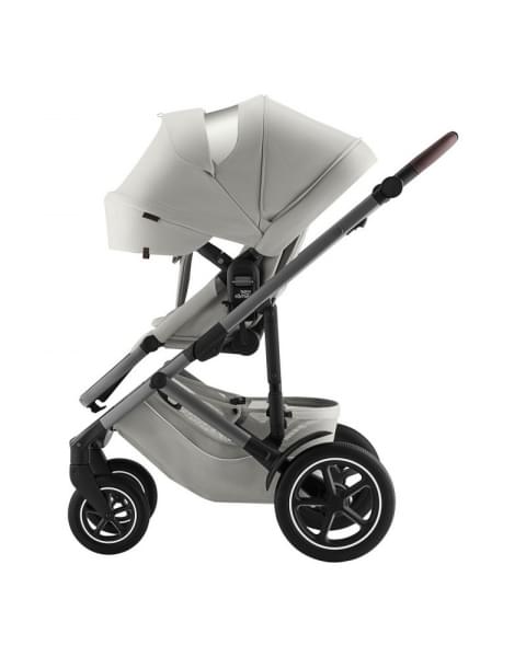 Коляска 3 в 1 Britax Roemer Smile 5Z Lux Collection, Linen Grey (Серый) + Автокресло Baby-Safe Pro, Linen Grey (Серый)