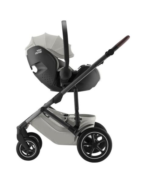 Коляска 3 в 1 Britax Roemer Smile 5Z Lux Collection, Linen Grey (Серый) + Автокресло Baby-Safe Pro, Linen Grey (Серый)