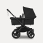 Коляска 2 в 1 Bugaboo Donkey 5 Twin Midnight Black шасси Black