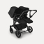 Коляска 2 в 1 Bugaboo Donkey 5 Twin Midnight Black шасси Black