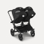 Коляска 2 в 1 Bugaboo Donkey 5 Twin Midnight Black шасси Black