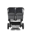 Коляска 2 в 1 Bugaboo Donkey 5 Twin Grey Melange/Stormy Blue шасси Black