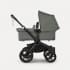 Коляска 2 в 1 Bugaboo Donkey 5 Twin Forest Green шасси Black