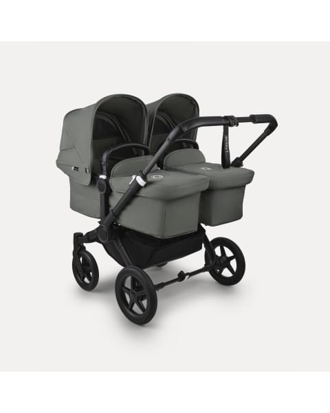 Коляска 2 в 1 Bugaboo Donkey 5 Twin Forest Green шасси Black
