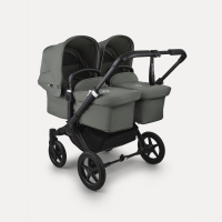 Коляска 2 в 1 Bugaboo Donkey 5 Twin Forest Green шасси Black