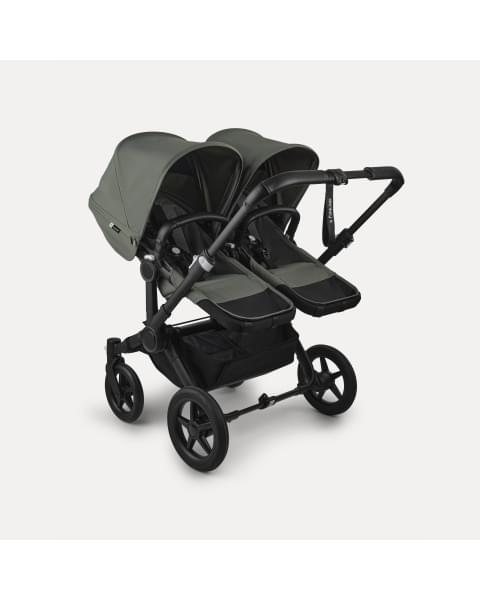 Коляска 2 в 1 Bugaboo Donkey 5 Twin Forest Green шасси Black