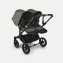 Коляска 2 в 1 Bugaboo Donkey 5 Twin Forest Green шасси Black