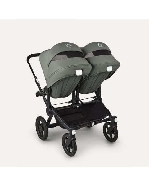 Коляска 2 в 1 Bugaboo Donkey 5 Twin Forest Green шасси Black