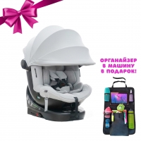 Автокресло Agex Drive i-Fix (0-36 кг), Luxury Grey (Серый)