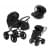 Детская коляска Adamex Chantal Retro 3 в 1 C213 (черный)