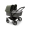 Коляска 2 в 1 Bugaboo Donkey 5 Twin Grey Melange/Forest Green шасси Black