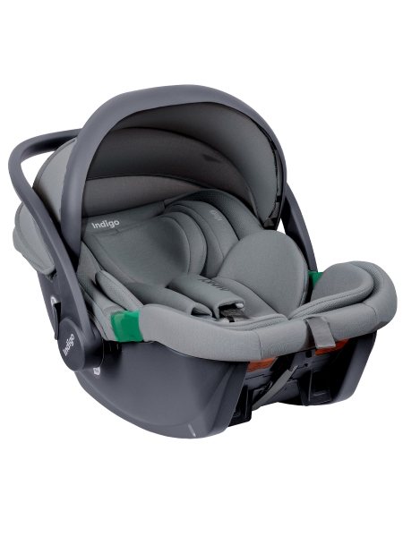 Автокресло Indigo Minky I-size светло-серый