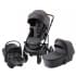Коляска 3 в 1 Britax Roemer Smile 5Z, Midnight Grey (Темно-серый) + Автокресло Baby-Safe Core, Midnight Grey (темно-серый)