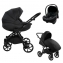 Детская коляска Tutis Nanni 7 Кожа 3 в 1 1533399 Black