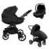 Детская коляска Tutis Nanni 7 Кожа 3 в 1 1533399 Black