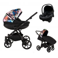 Детская коляска 3 в 1 Tutis Nanni 7 (119) Black Painting