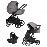 Детская коляска Riko Basic Montana X 3 в 1 04 графит
