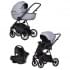 Детская коляска Riko Basic Montana Ecco 3 в 1 23 Grey