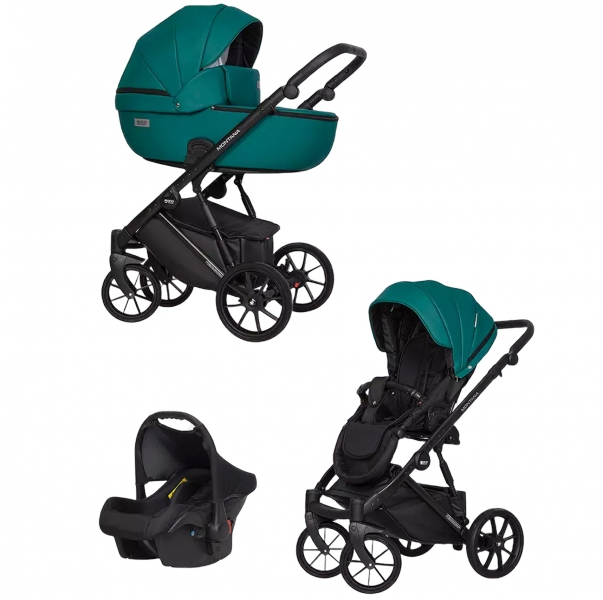 Детская коляска Riko Basic Montana Ecco 3 в 1 13 Emerald