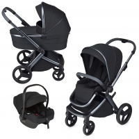 Коляска 3 в 1 Anex l/type, Onyx 2022 / Черный (lt-13t)
