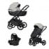 Детская коляска Riko Basic Montana Ecco 3 в 1 31 Light Silver-Black