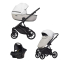 Детская коляска Riko Basic Montana X Ecco 3 в 1 32 White-Light Silver