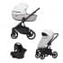Детская коляска Riko Basic Montana Ecco 3 в 1 32 White-Light Silver