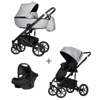 Детская коляска Riko Basic Ozon 3 в 1 05 светло-серый