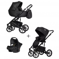 Детская коляска Riko Basic Ozon 3 в 1 06 Black