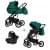 Детская коляска Riko Basic Ozon Ecco 3 в 1 22 изумрудный