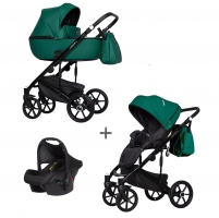 Детская коляска Riko Basic Ozon Ecco 3 в 1 22 изумрудный