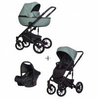 Детская коляска Riko Basic Ozon Pastel 3 в 1 05 оливковый