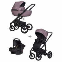 Детская коляска Riko Basic Ozon Pastel 3 в 1 02 лиловый