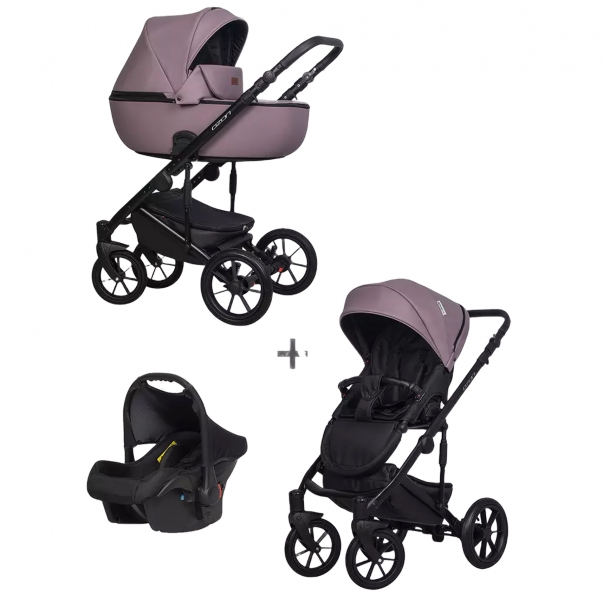 Детская коляска Riko Basic Ozon Pastel 3 в 1 02 лиловый
