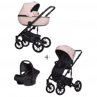 Детская коляска Riko Basic Ozon Pastel 3 в 1 01 светло-розовый