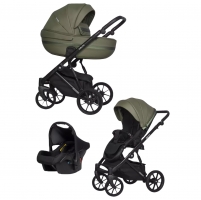 Детская коляска Riko Basic Delta Ecco 3 в 1 13 Olive