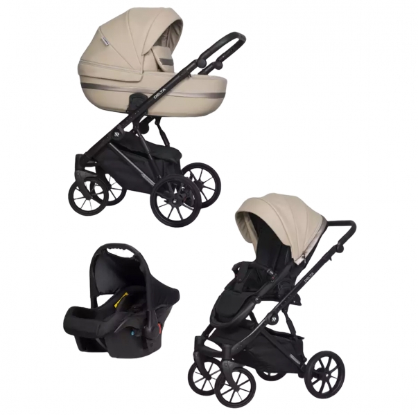 Детская коляска Riko Basic Delta Ecco 3 в 1 11 Camel
