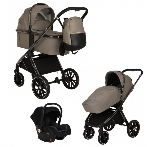 Детская коляска Pituso Mayla 3 в 1 Mocca